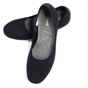 ALLBIRDS | Tree Breezer Ballet Flats Heathered Black Size 8